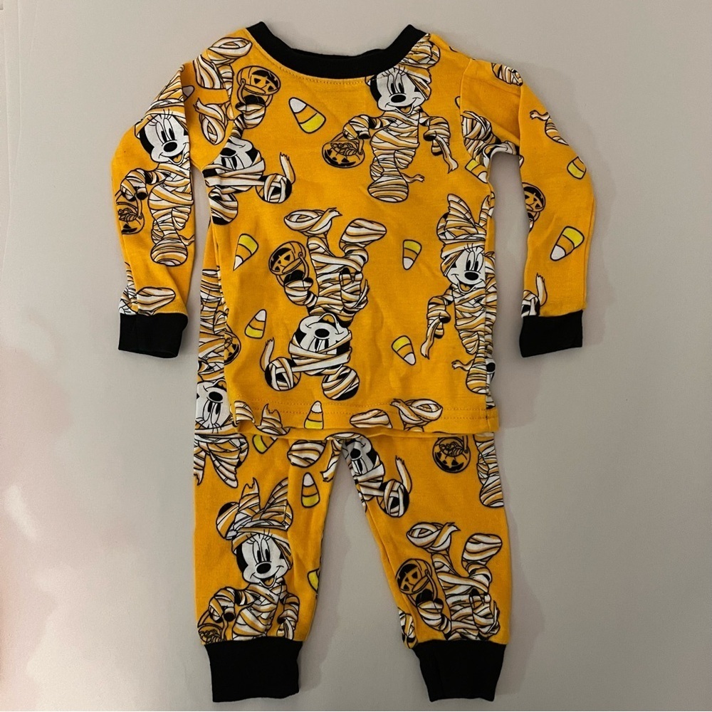 Disney | Mickey & Minnie Mummies Halloween 2 Pièce Pajama Set | 12M
